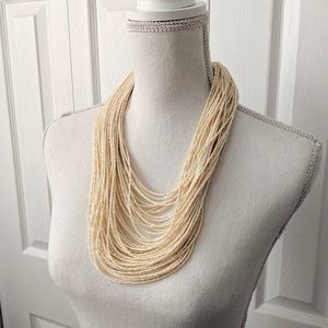 🛍️ 3/$12 Multi strand beaded necklace earing set